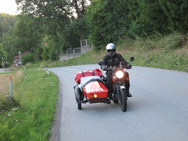 Dominic auf MZ im Weinviertel